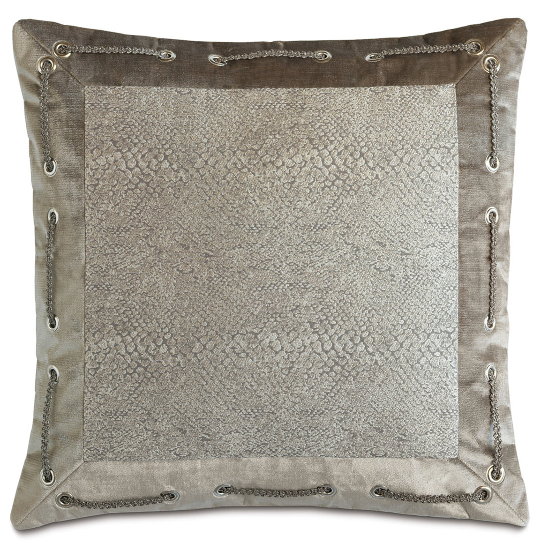 Ezra Appliqued Throw Pillow Eastern Accents