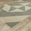 Tapis beige / bleu marine Edner-661619380