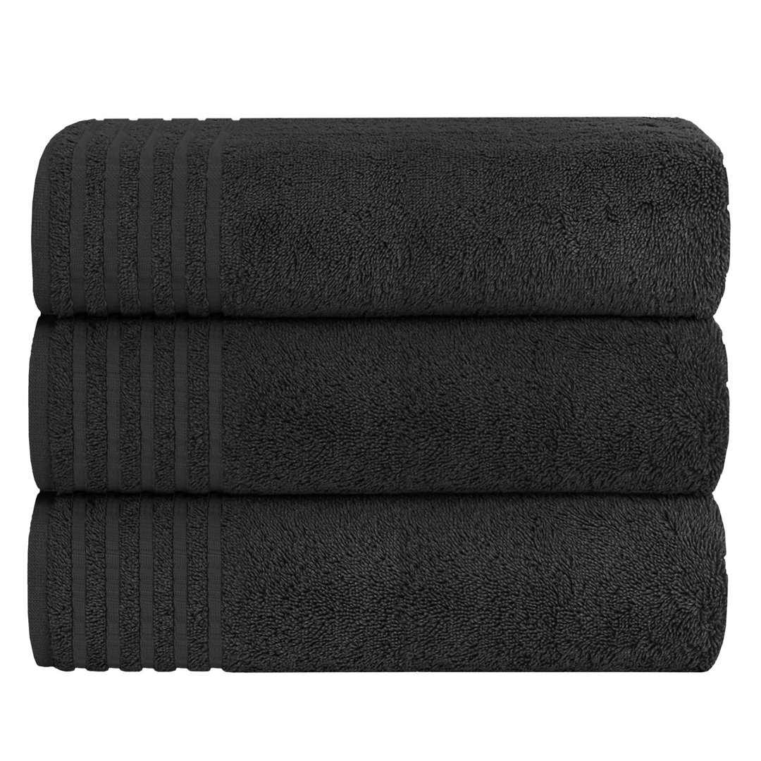 100% Cotton Bath Towels - Set of 3