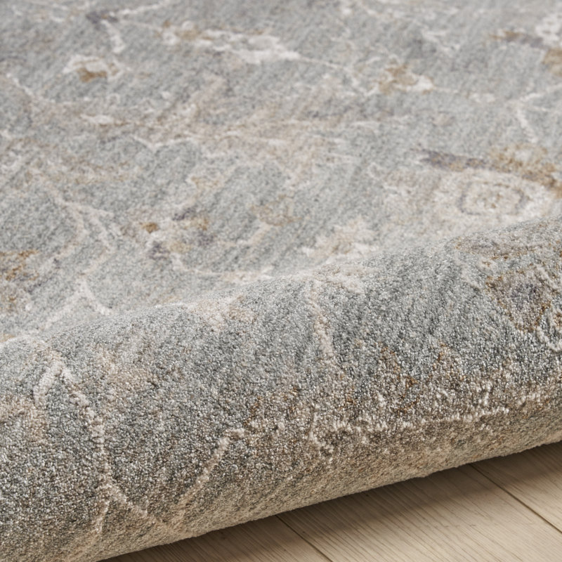 Castanon Oriental Gray Area Rug, Runner 2'3" x 10'2"