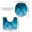 Ensemble de 2 tapis de salle de bain Ocean Wave