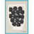 Teal Framed Paper