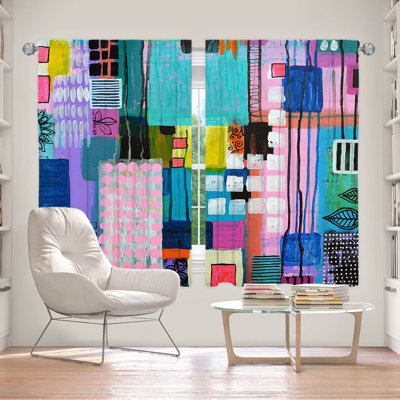 Flemon Room Darkening Curtain Pair