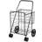 40'' H x 24'' W Folding Shopping Cart with Dual Storage Baskets and Swiveling Wheels-57245144