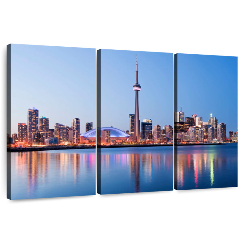 Rorry Toronto Skyline, 32" H x 50" W