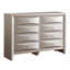 Commode Marilla G1503-D, champagne argenté