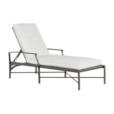 Monaco 76" Long Reclining Single Chaise with Cushions