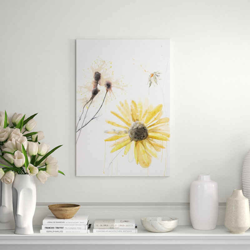 Watercolor Flowers I Print by Chelsea Art Studio, Outdoor, 35" H x 24" W x 1.5" D