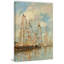 «Yacht Basin at Trouville-Deauville», reproduction sur toile tendue-2072337105