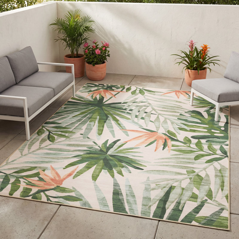 Tapis Desdemona avec envers antidérapant, Rectangulaire 2 pi x 3 pi