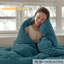Ensemble d'édredon Fluffy, ensemble d'édredon chaud pour l'hiver-119922724-119922726