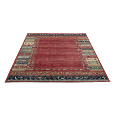 Geometric Viscose Area Rug