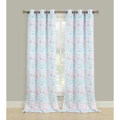 Eduardo Semi Sheer Curtain Pair