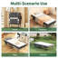 75 Inch Bed With 5" Memory Foam Mattress, Compact Design, 450Lbs Capacity Metal Frame 75-Inch Folding Heavy-Duty On Wheels, Suitable For Bedroom