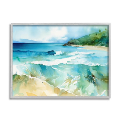 Ba-005 - «Abstract Beach Waves» par Andrea Haase