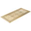 Tapis sable noué à la main de conception unique 8 pi x 17 pi 5 po Keller