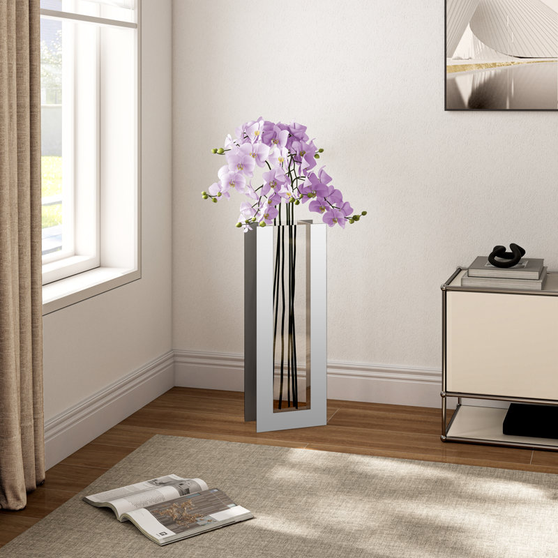 Baldassarre 60cm Tall Glass Flower Vase Room Decor