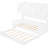 Modern Twin Daybed With Trundle And Storage, Simple Assembly - User- Size Wooden Shelf Cabinet, White Space Efficient Bed-668366538-668366539