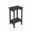 Ensemble de chaises berçantes toutes saisons avec table d'appoint, ensemble de chaises berçantes 3 pièces avec texture en bois-1041167069