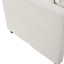 Canapé rembourré en chenille avec repose-pieds, 2 coussins décoratifs, poches latérales-79838189-79838186-82831040