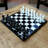 Salvo Wrought Studio™ Handmade 13.75'' L Stone Chess Game Set