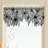 Creepy Crawly Floral Swag Window Valance