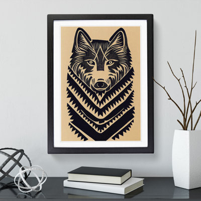 Wolf In Abstract No.2 - Wall Art