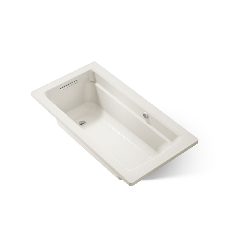 Archer 60" x 32" Soaking Bathtub, Biscuit