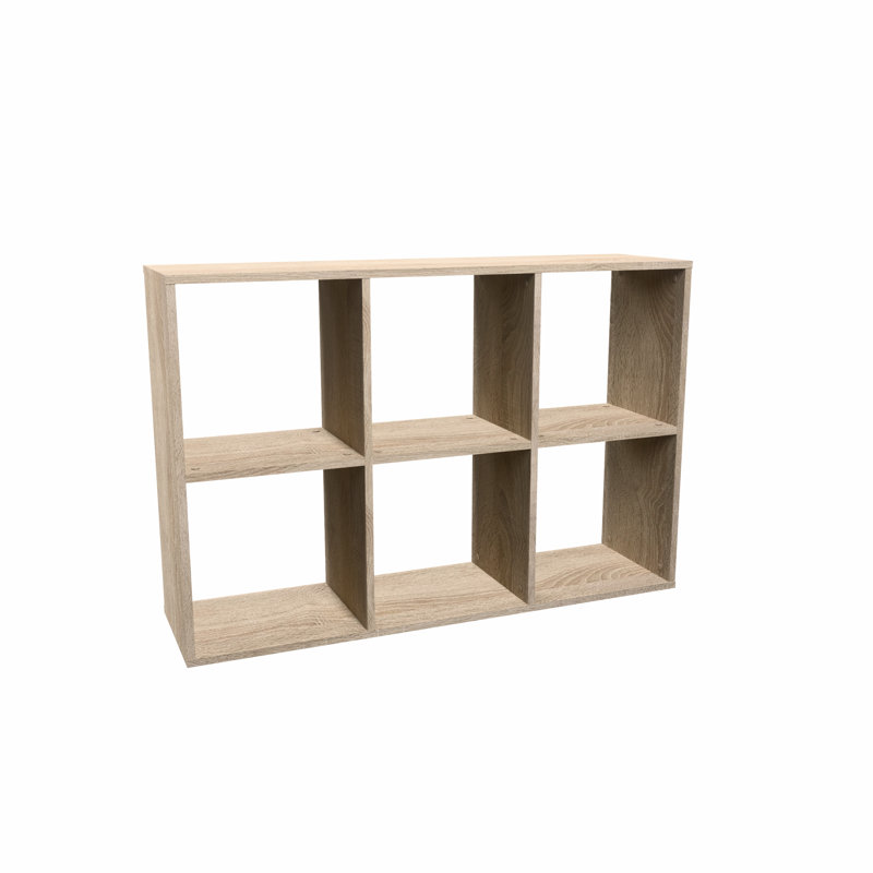 Loanne 75cm H x 110cm W Cube Bookcase, Sonoma