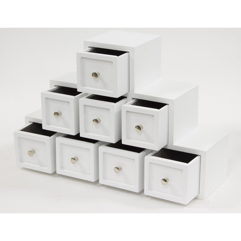 Wood Jewelery Box + Drawers