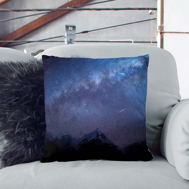 Square Cushion, 40cm H x 40cm W x 15cm D, Stone