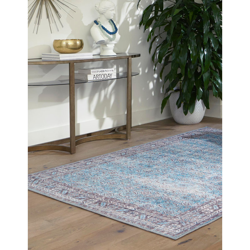 Chenille Oriental Indoor Rug, Rectangle 5' x 8'