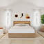 Harlow Queen Size Slatted Bedframe and Headboard with Integrated Light-812875425