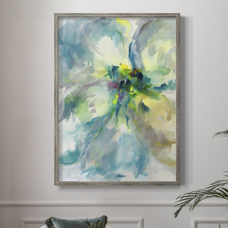 Peut-être Petunias II, reproduction encadrée - bois massif, H 30 po x l 24 po