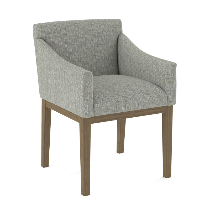 Upholstered Arm Chair, Applause Bray, Weathered Gray
