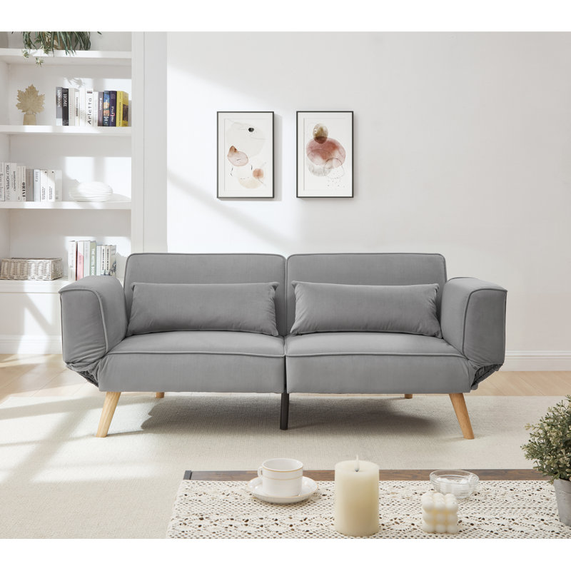 Canapé-lit 72,8 po, Gris