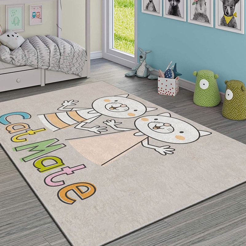 Luxurious Area Carpet (3.3 x 5.9 ft), 100% Polyester, 740 g/m² | Non-Slip Felt Underside, Laminated Sponge for Comfort | Antibacterial, Easy to Clean, Machine Washable | Perfect for Living Room & Bedroom Décor