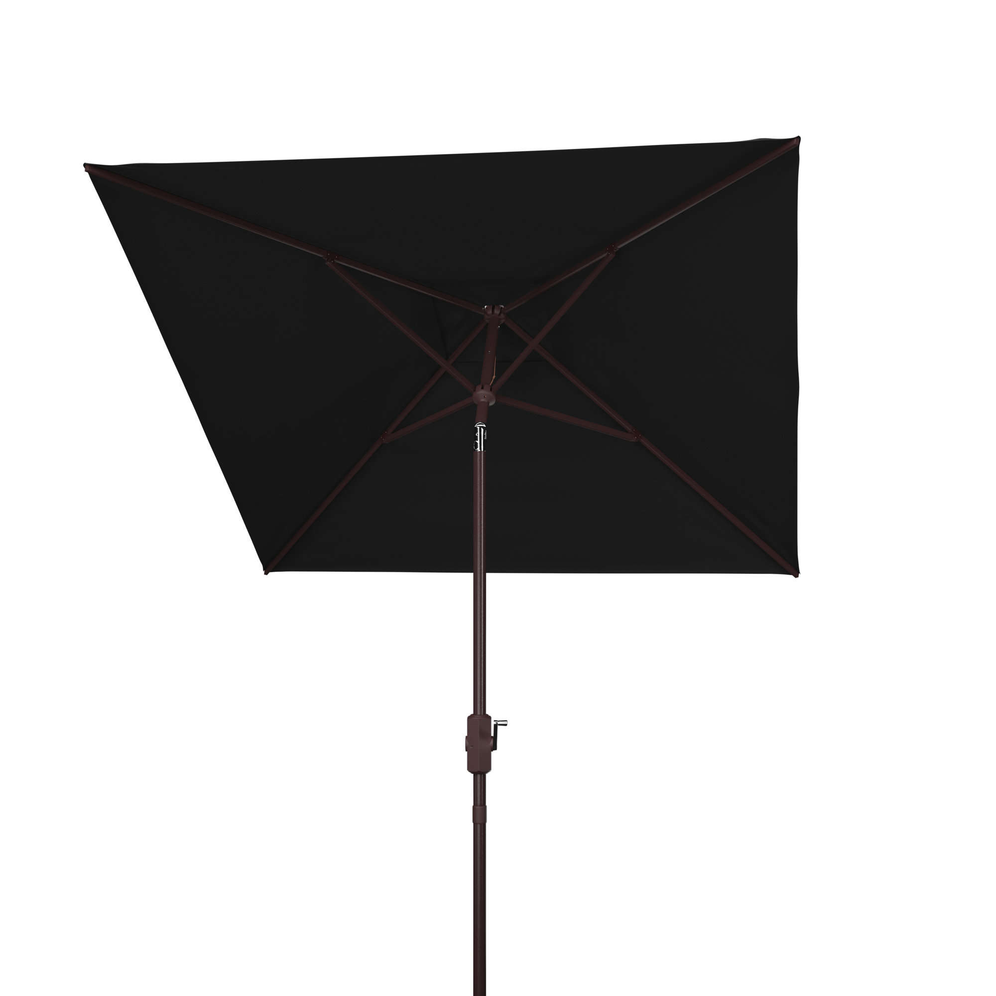 Lealia 90'' Outdoor Umbrella, Black