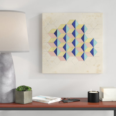 «Geometric Pattern Play I», impression sur toile
