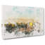 The Alhambra In Granada Spain Watercolour - Wrapped Canvas Print-56662752