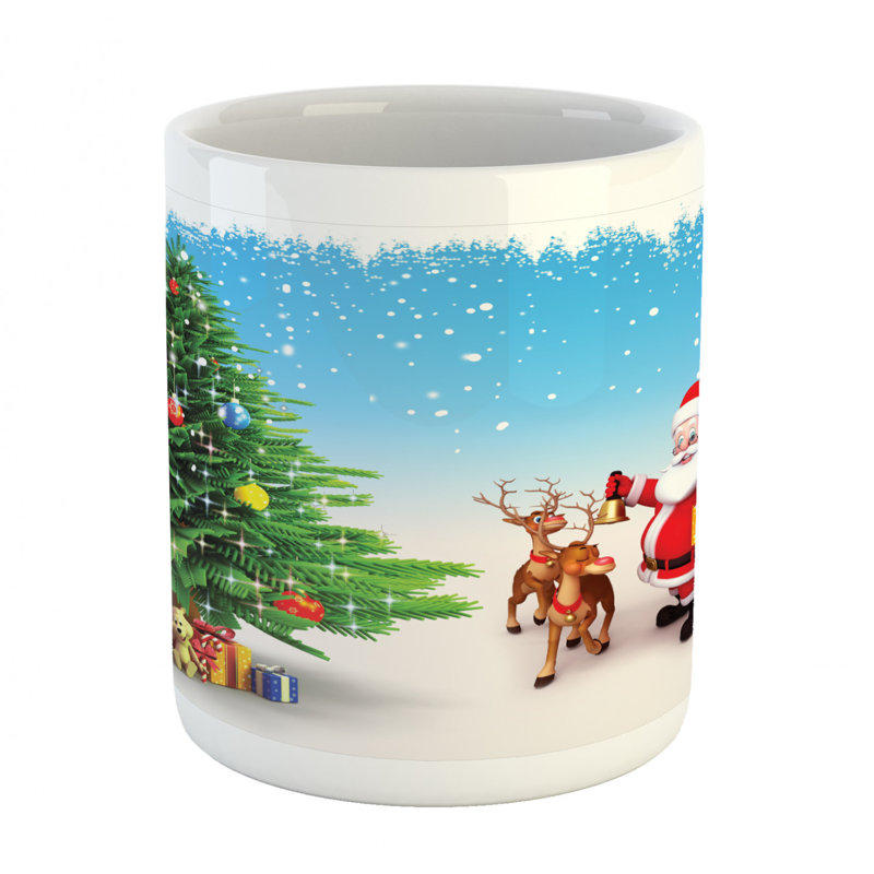 Grande tasse à café santa