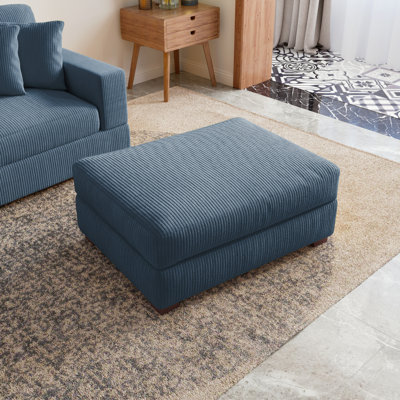 105.9cm Wide Square Solid Colour Standard Ottoman