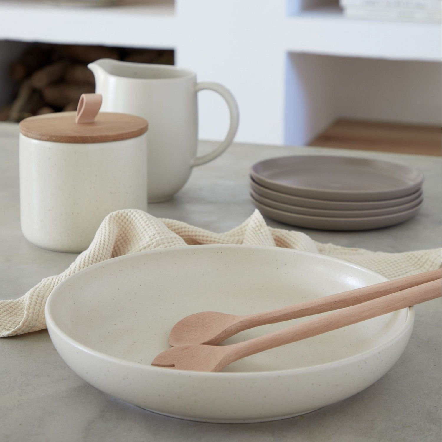 Casafina Pacifica Serving Bowl, Vanilla