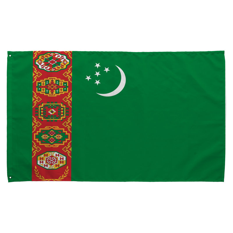 Drapeau du Turkménistan — Drapeau