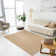 Machine Washable Tufted Rug, Plain, Brown