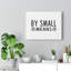 By Small Means - Wrapped Canvas Print-1617944226