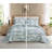 5-Piece Oversized Jacquard Matelasse Leaf Damask Bedspread Set-116262351-116262346