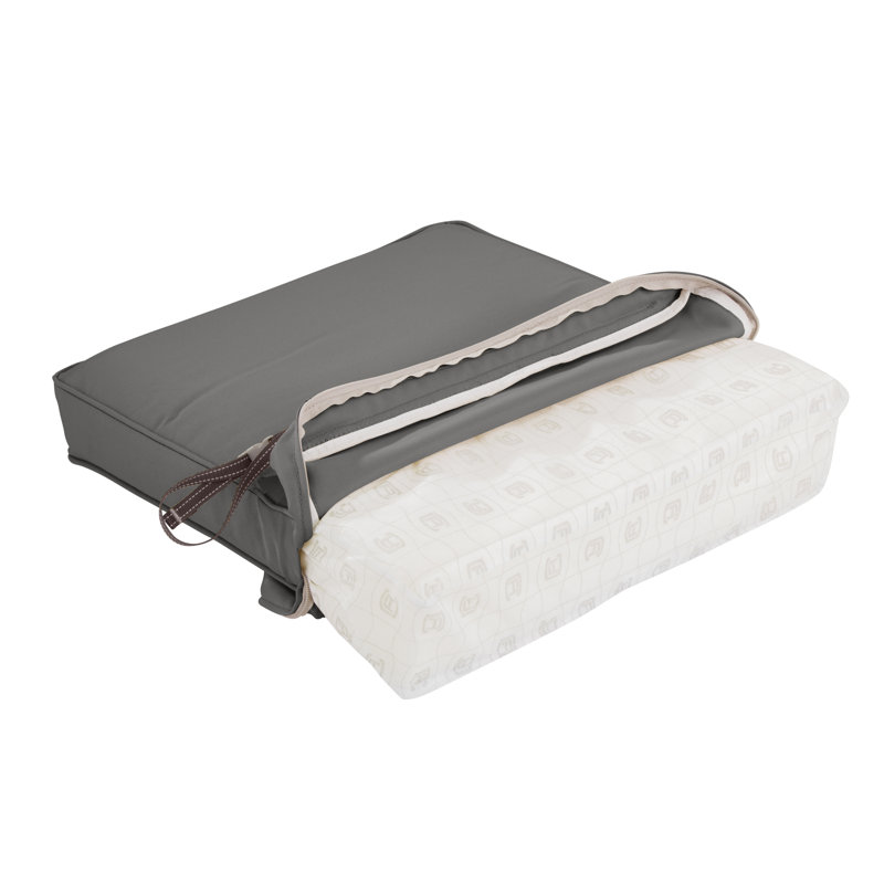 Coussin de chaise longue Ayvion, Charbon clair