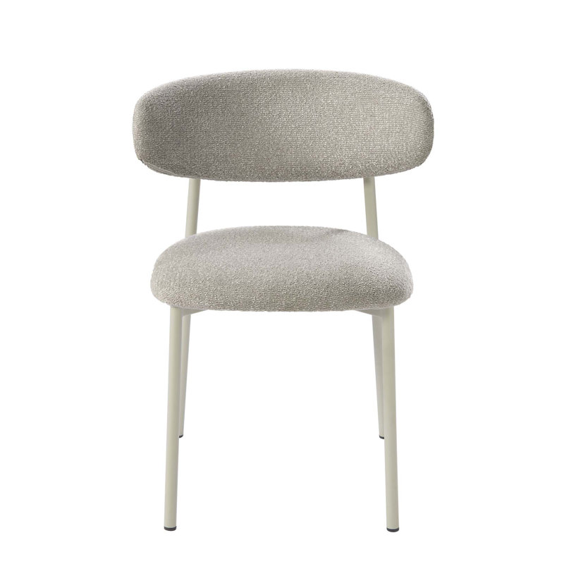Chaise d'appoint à finition grise (ensemble de 2)