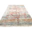 Tapis turc rouge et bleu 7 x 7 x 7 po